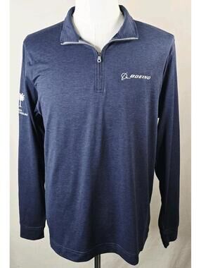 NWT Boeing “Made With Pride in South Carolina” Navy Zen Pullover Men’s M New...